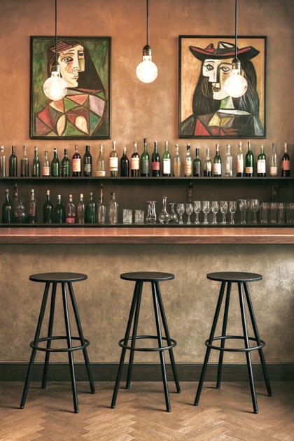 Taburete CONIC Ref. 1640 ng/nogal vint – Image 7